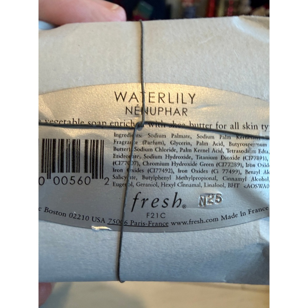 Fresh Waterlily Nenuphar Soap 250g‎ Shea Butter Enriched